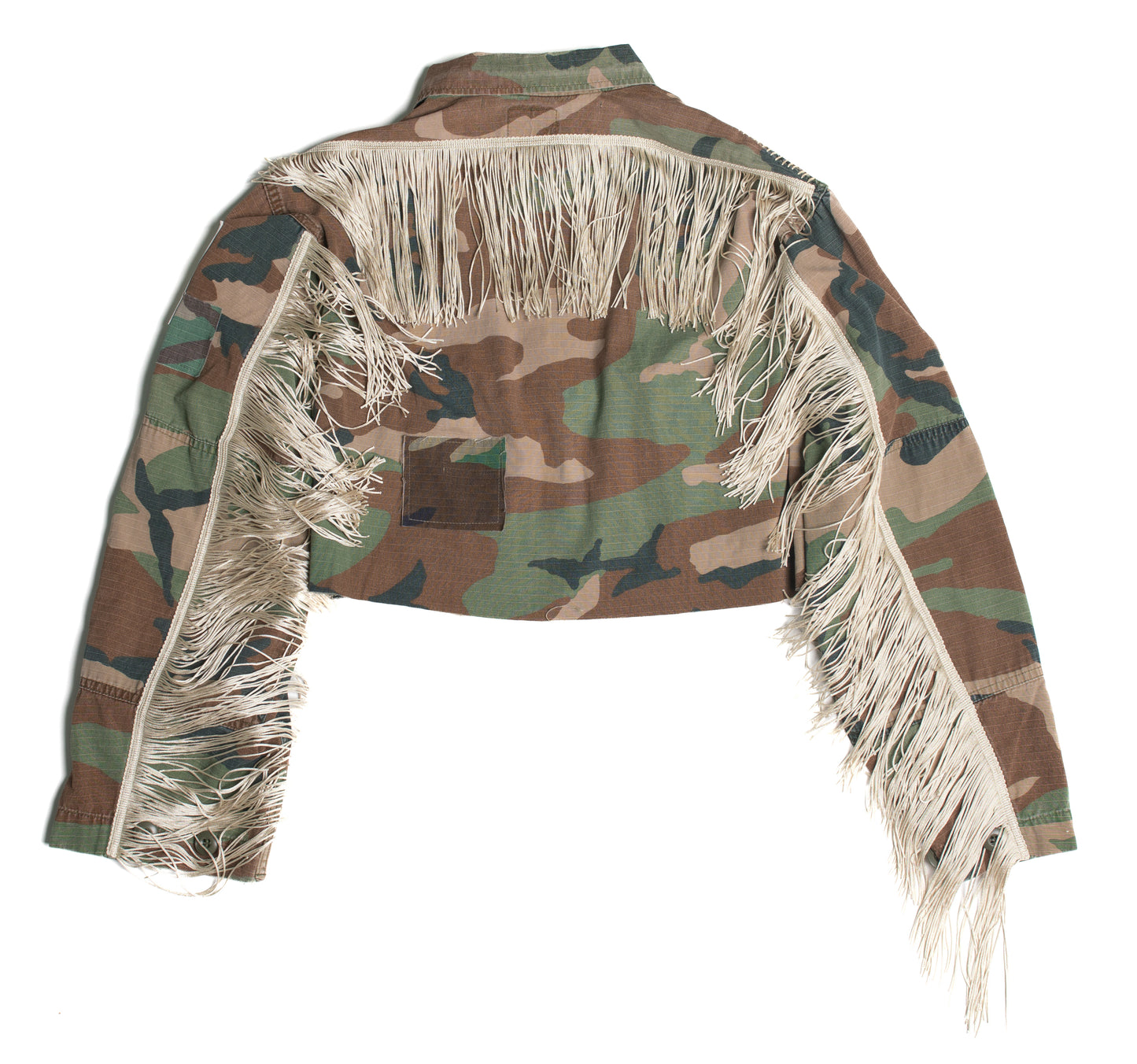 Nashville Officer Camo Fringe Jacket