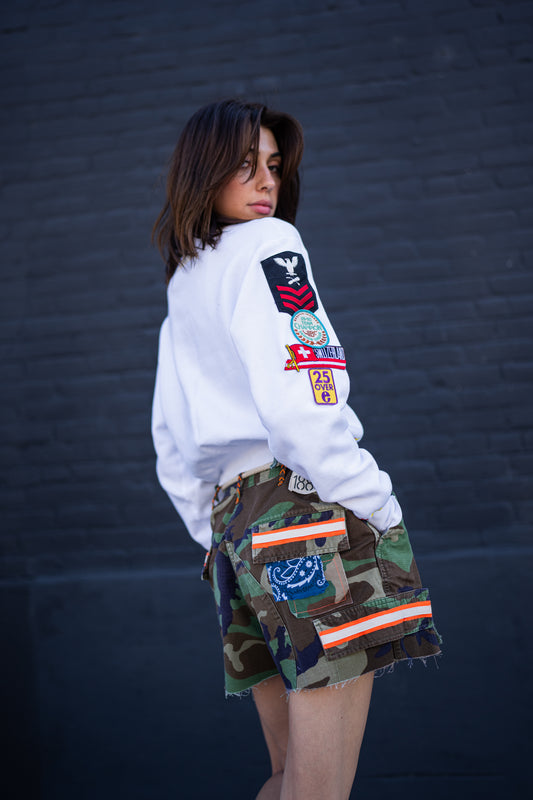 All Patched Up Crewneck