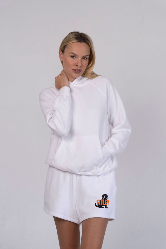 Dog Days Sweatshort White