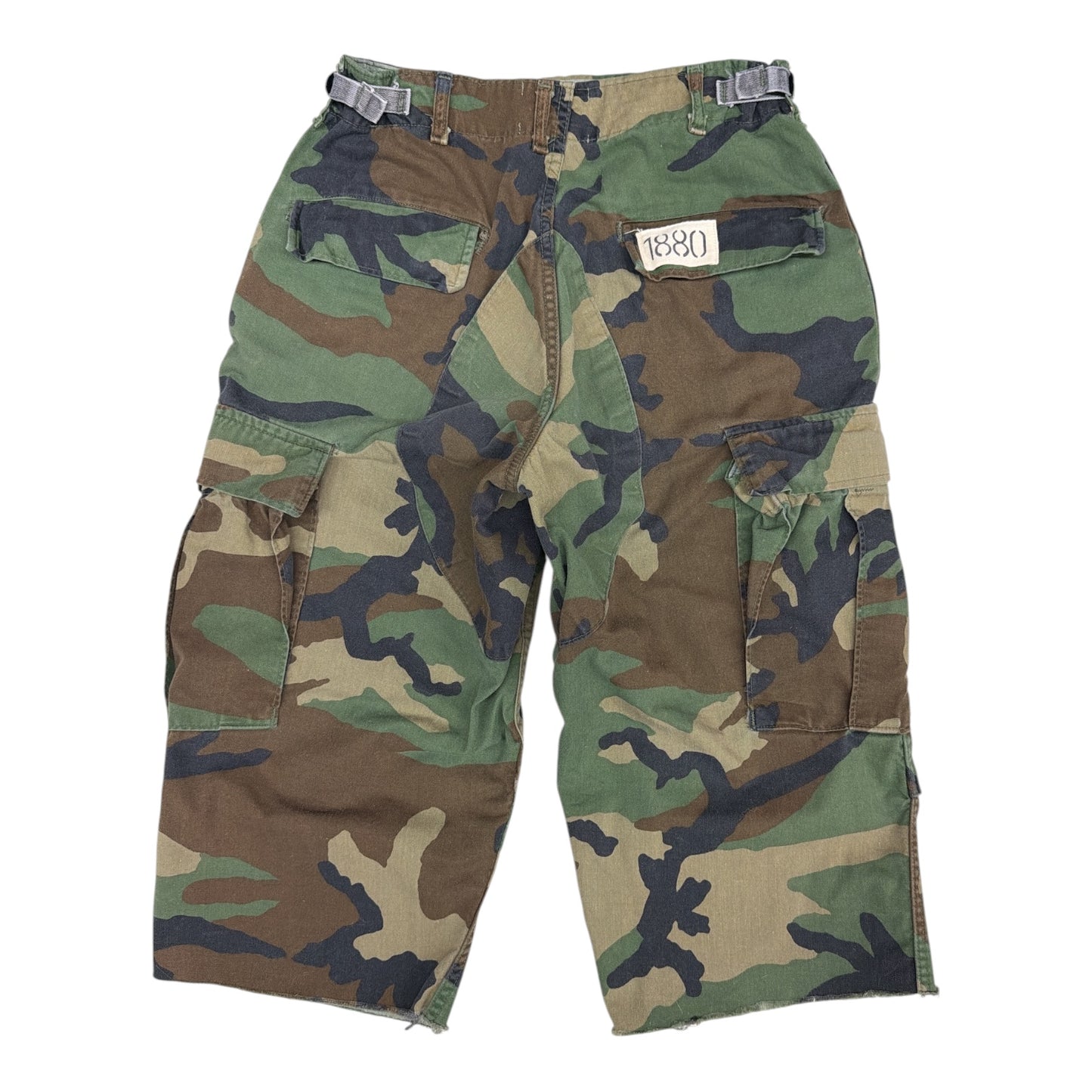 Vintage Camo Bermudas With Waistband
