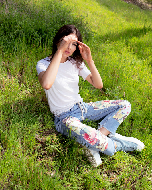 Patchwork Chappy Jeans