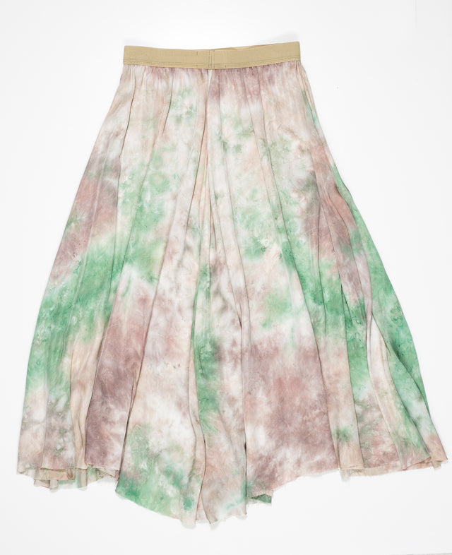 Earth Tie Dye Rayon Skirt