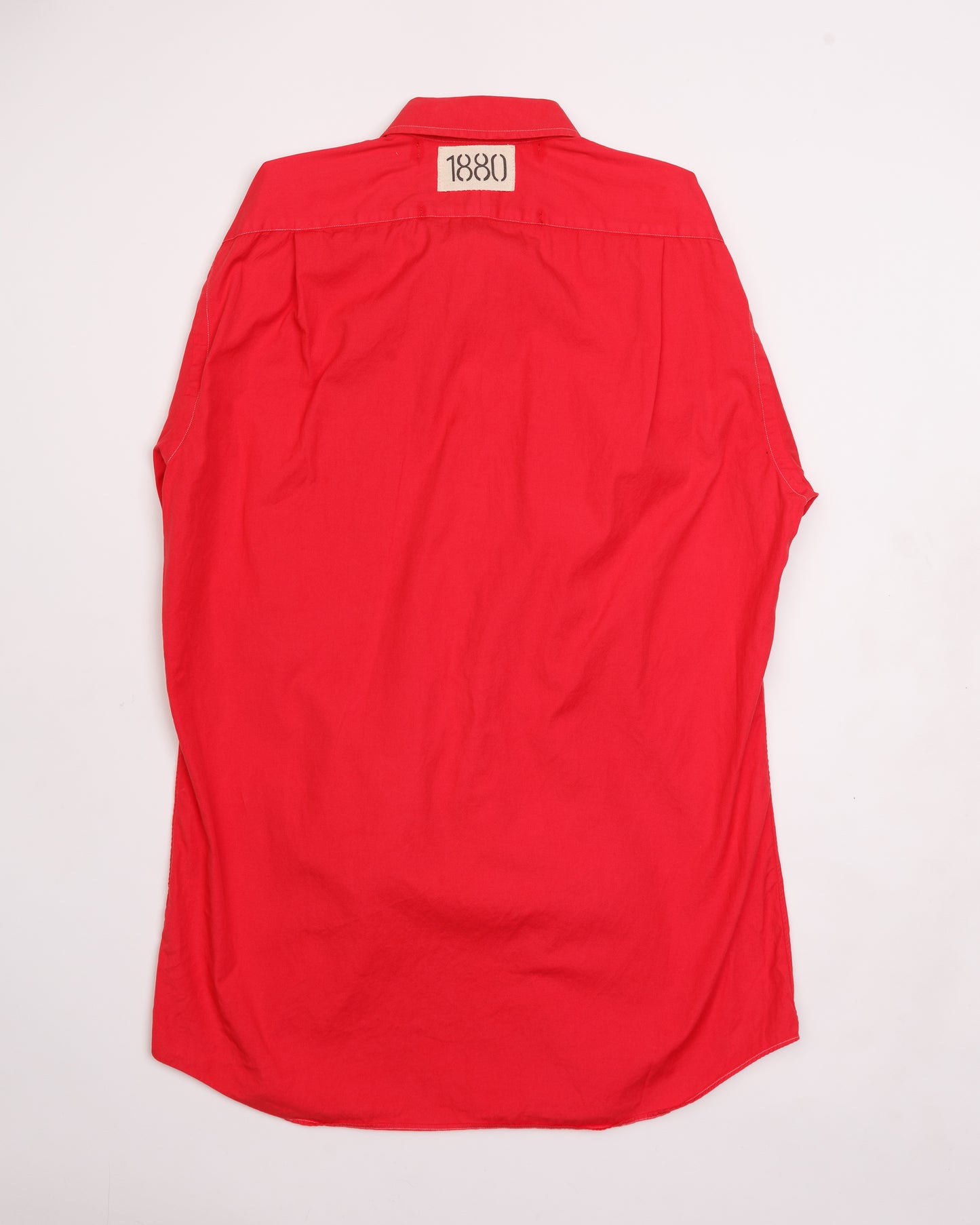 Bedazzled Red Dress Shirt