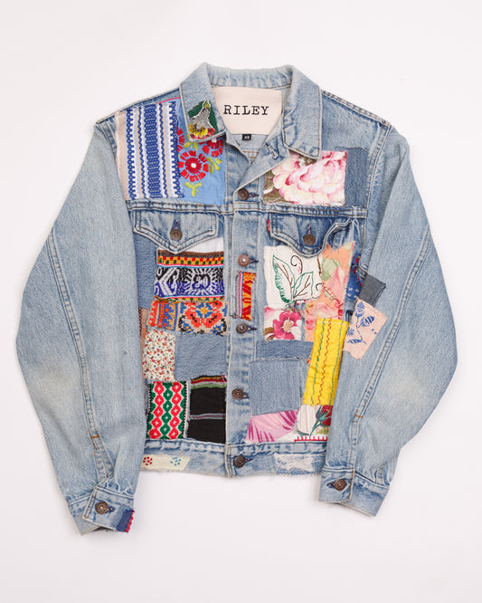 Totally Patched Up Trucker Jacket