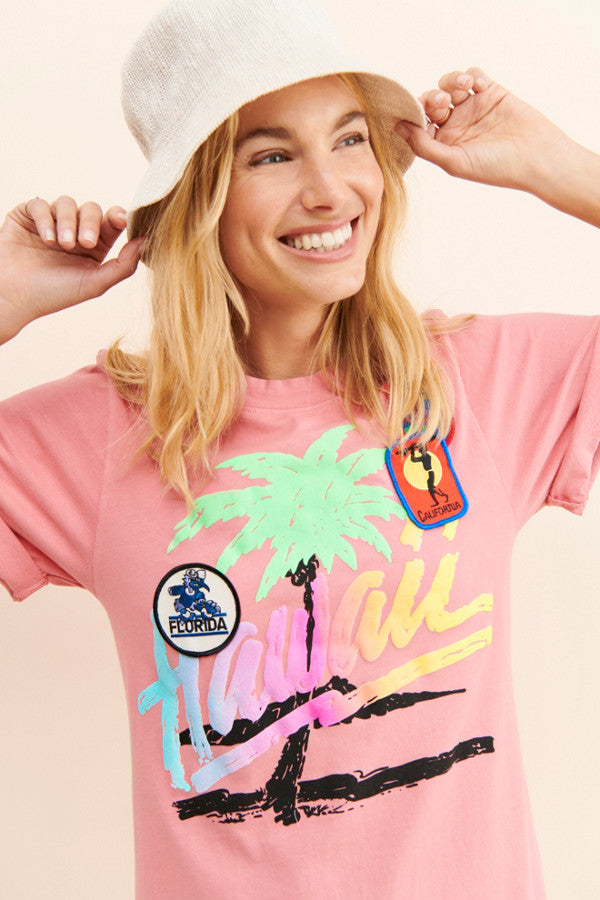 Hawaii T-Shirt Dress