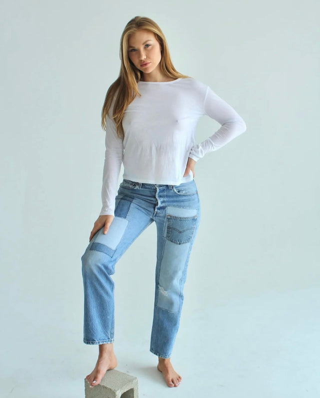 Denim Piecy Jean