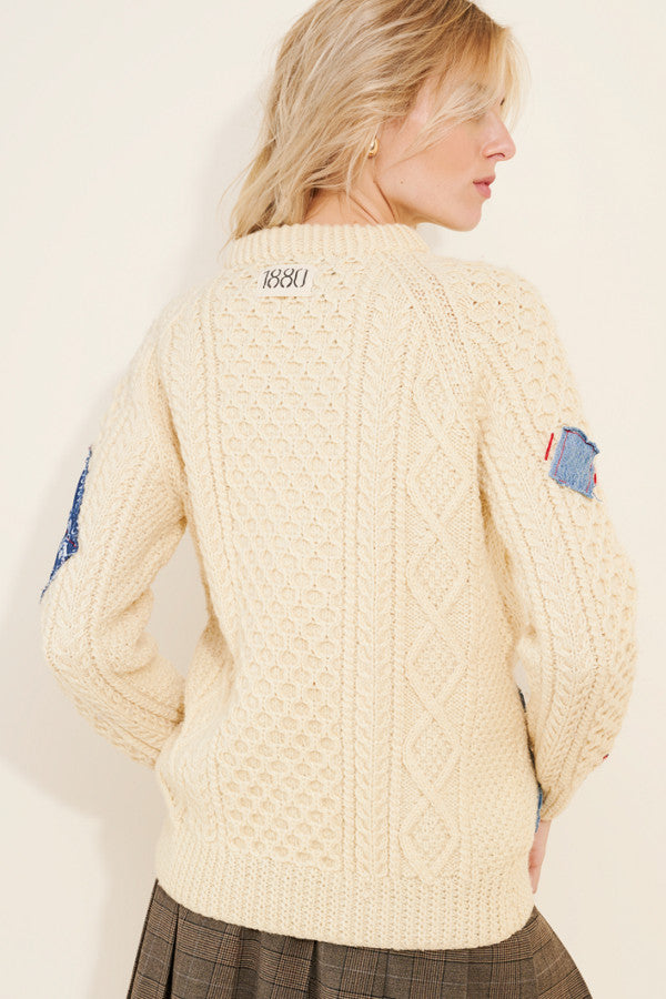 Vintage Patched Up Sweater