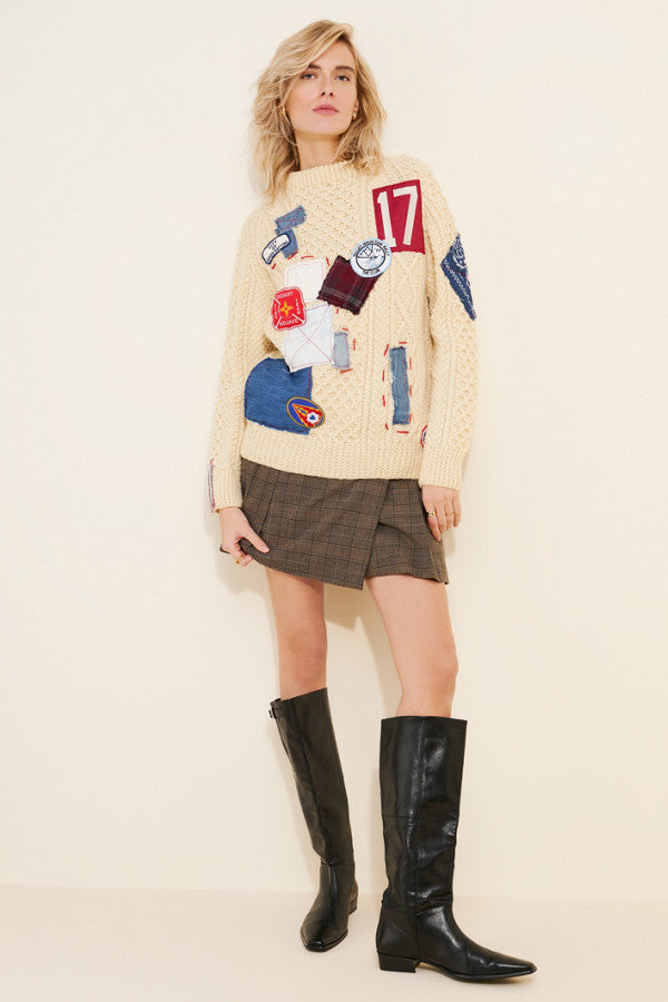 Vintage Patched Up Sweater