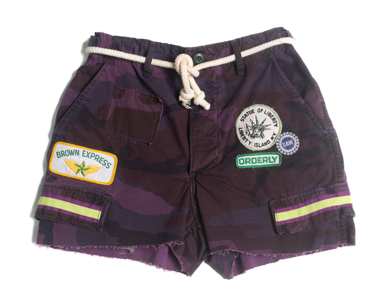 Ultraviolet Camo Short
