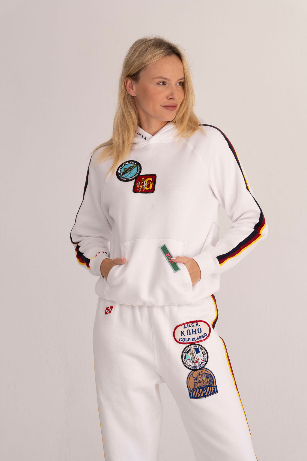 The Patchwork Track Hoodie