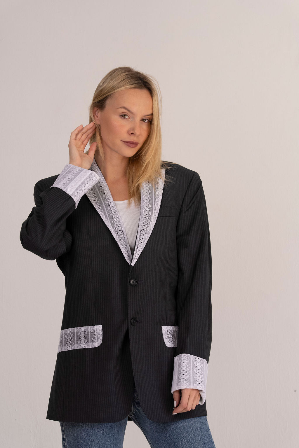 Riley Vintage Lacework Blazer