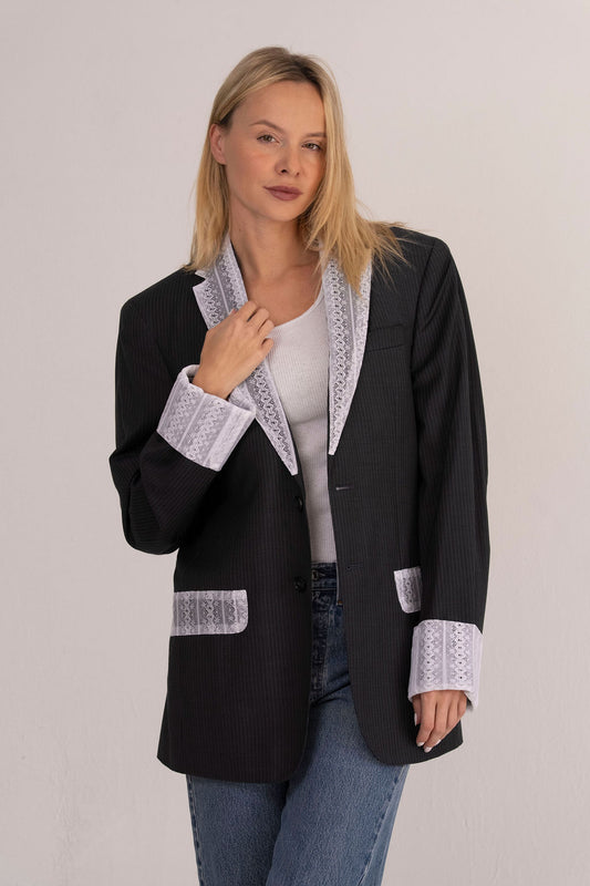 Riley Vintage Lacework Blazer
