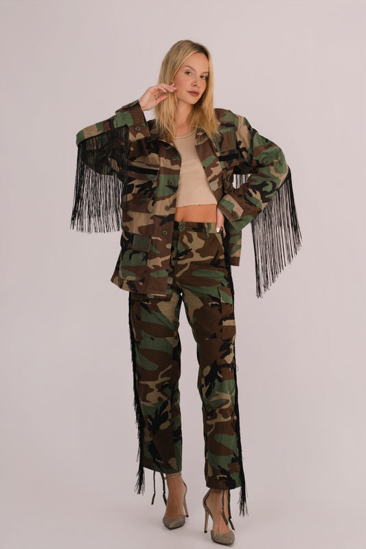 Riley Fringe Camo Field Trousers