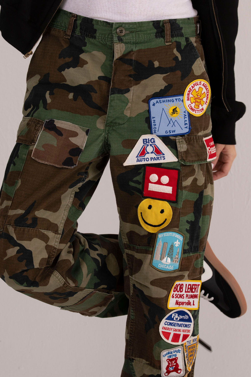 All Patched Up Camo Trousers