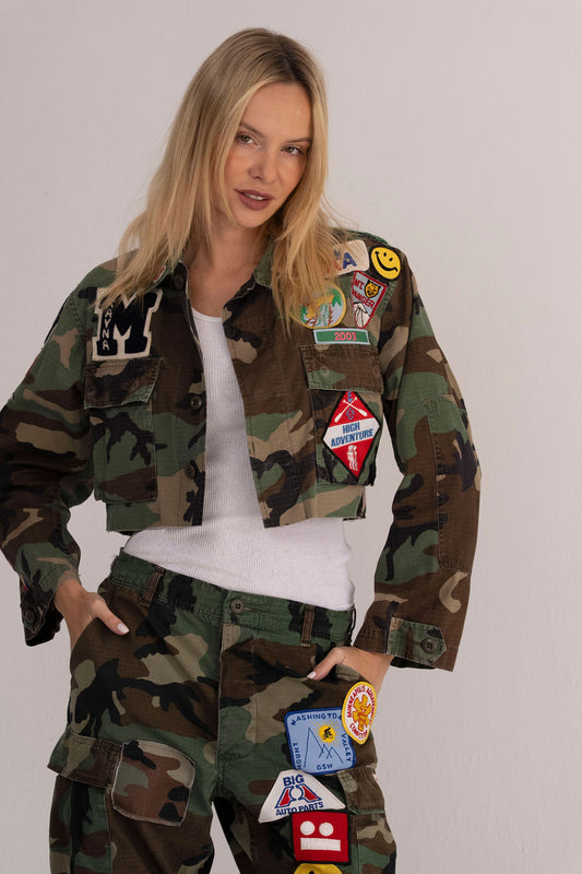 Collector's Patched Camo Jacket