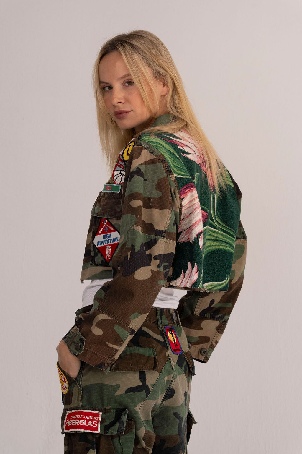 Collector's Patched Camo Jacket