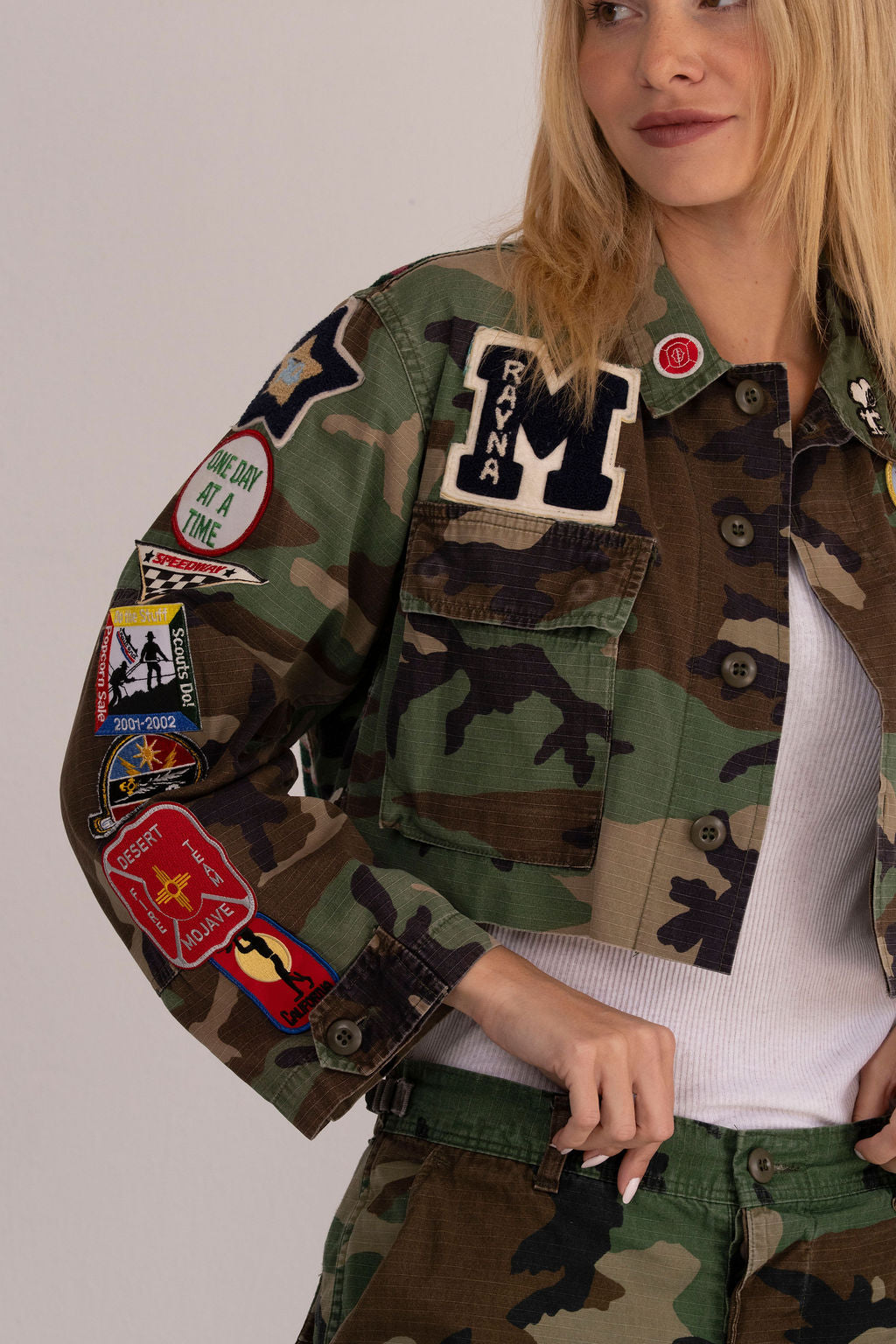 Collector's Patched Camo Jacket
