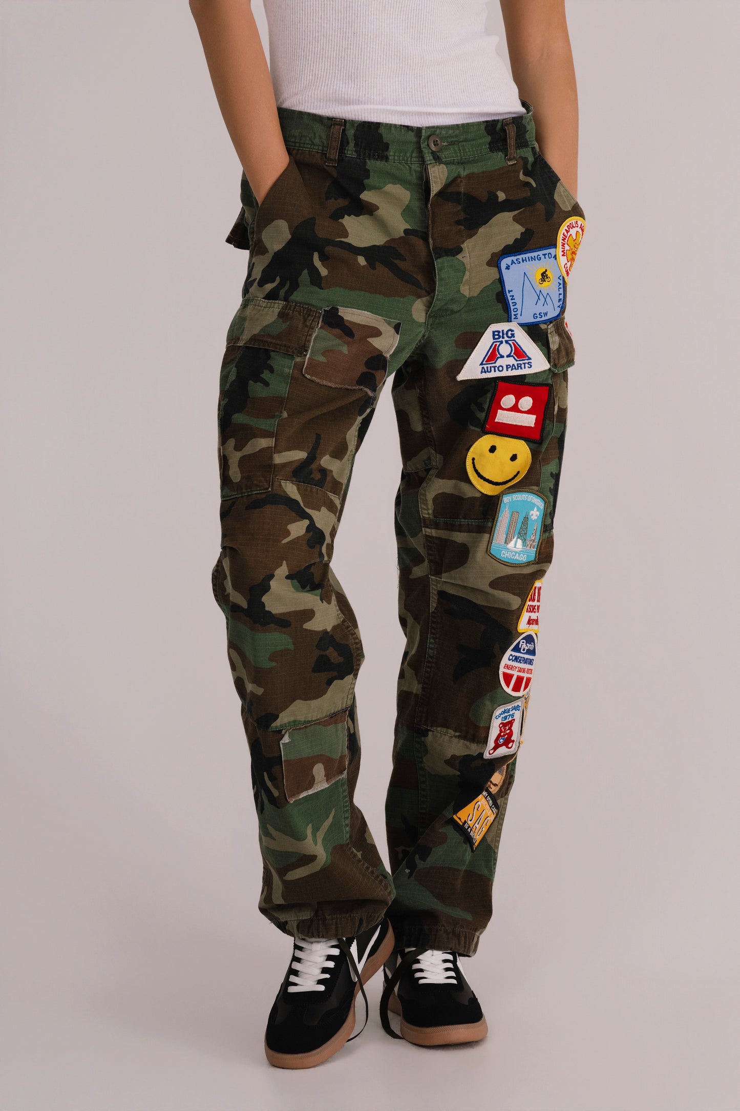 All Patched Up Camo Trousers