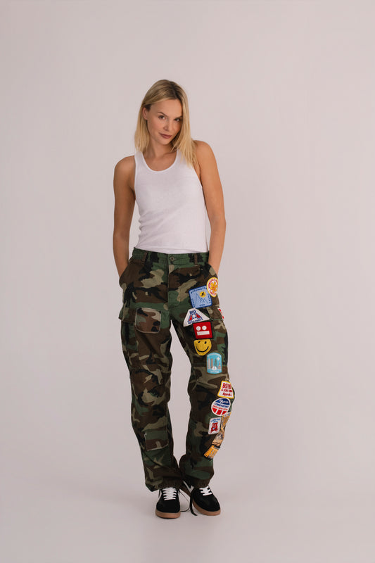 All Patched Up Camo Trousers