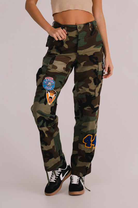 Riley Camo Utility Pant in Dusk