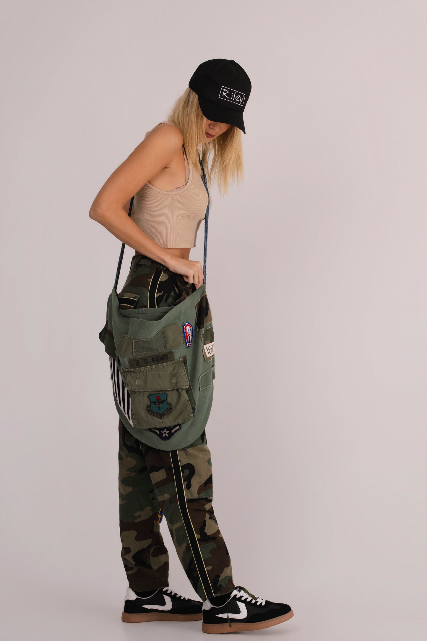 Riley Camo Utility Pant in Dusk