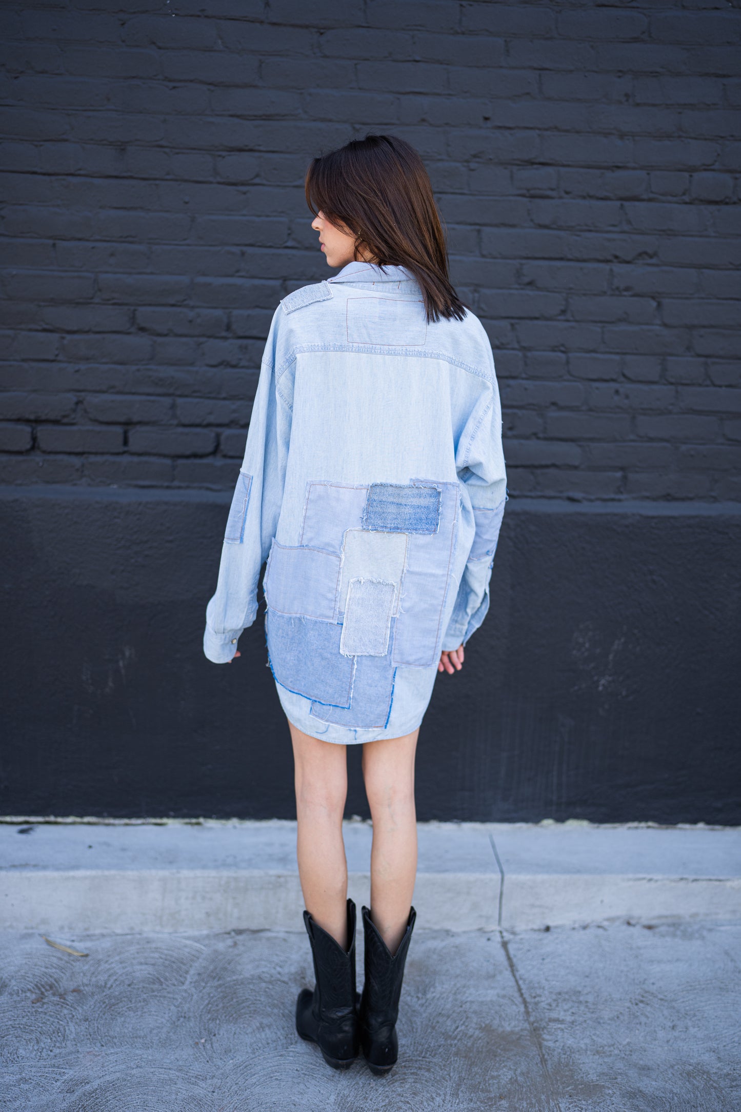 Patchwork Masterpiece Denim Shirt