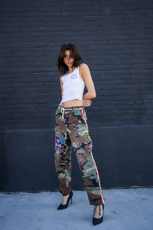 Sun-Kissed Camo Trousers