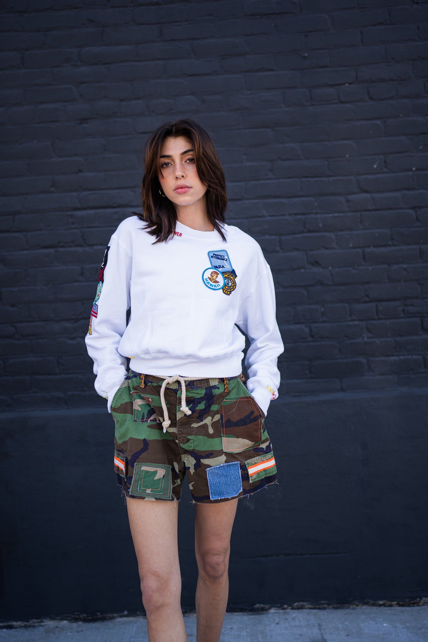 All Patched Up Crewneck