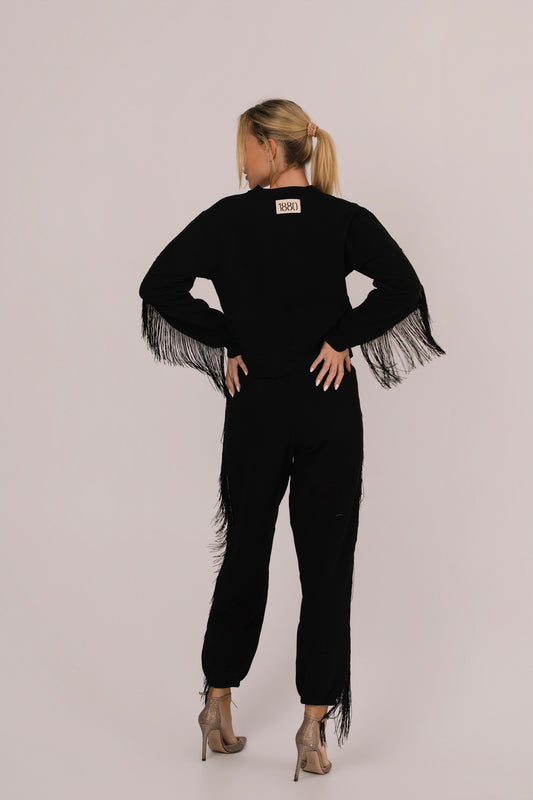 Riley Fringe Sweatpants
