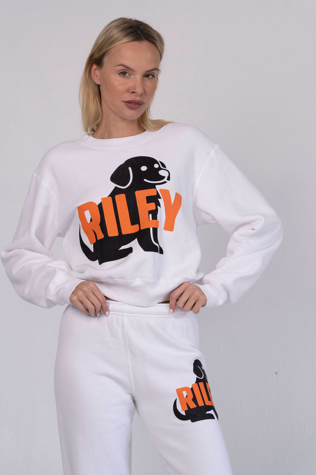 Dog Days Sweatpants White SHIPS JUNE 15TH