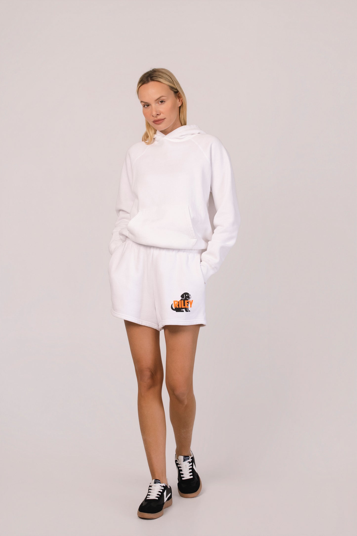 Dog Days Sweatshort White SHIPS JUNE 15TH