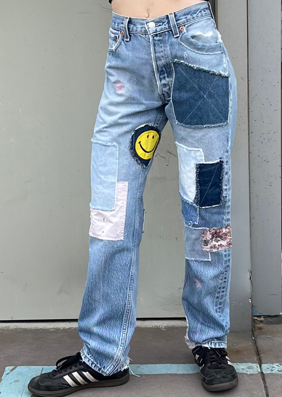 Remix Denim Trouser