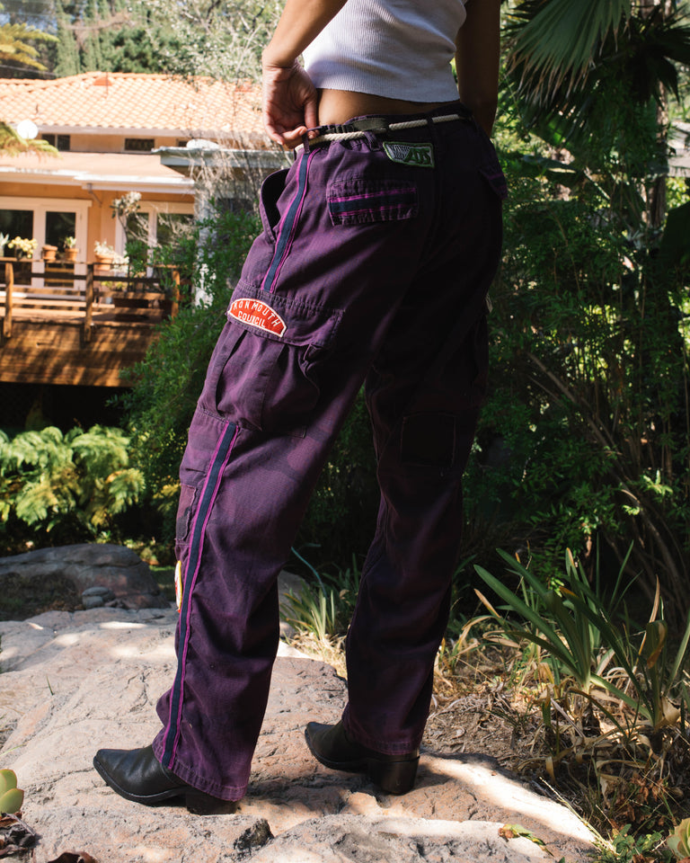 Ultraviolet All Patched Camo Trouser