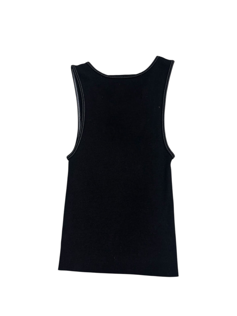 Blinged-Out Tank Top in Midnight