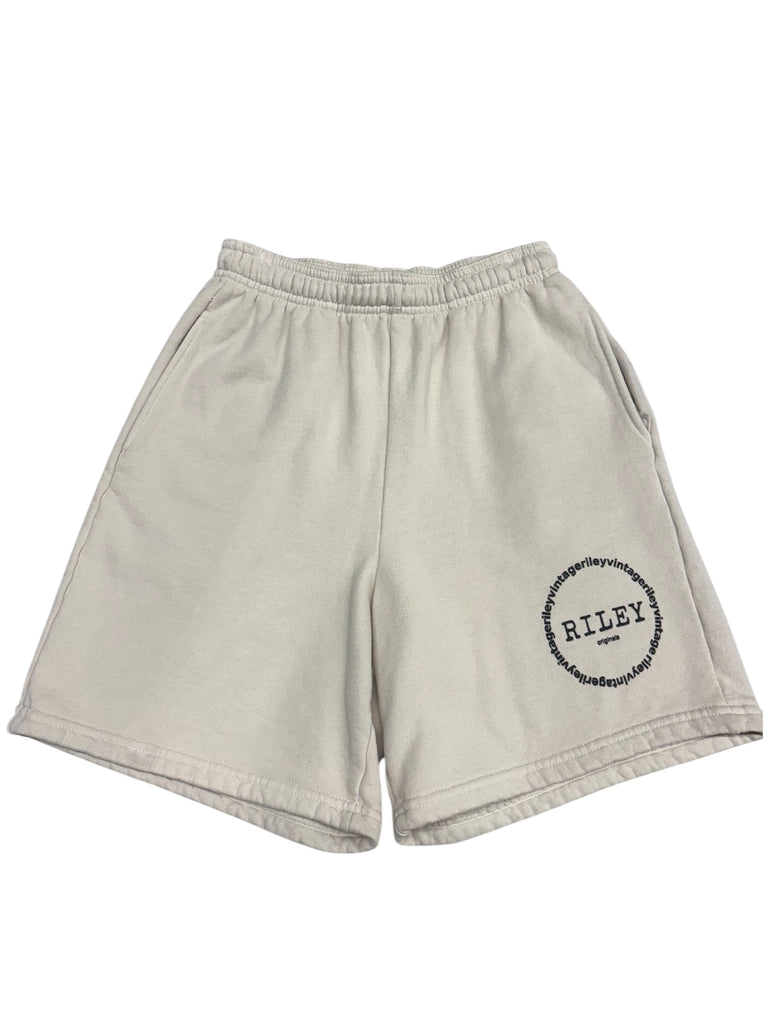 "Riley" Long Sweatshort in Cream
