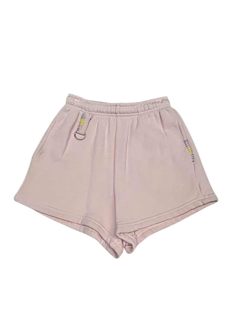Bubblegum Stitched Sweatshorts