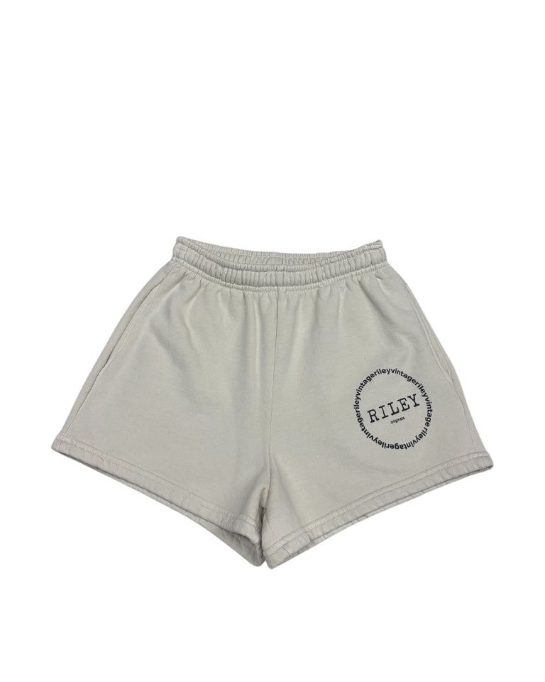 "Riley" Sweatshort in Cream