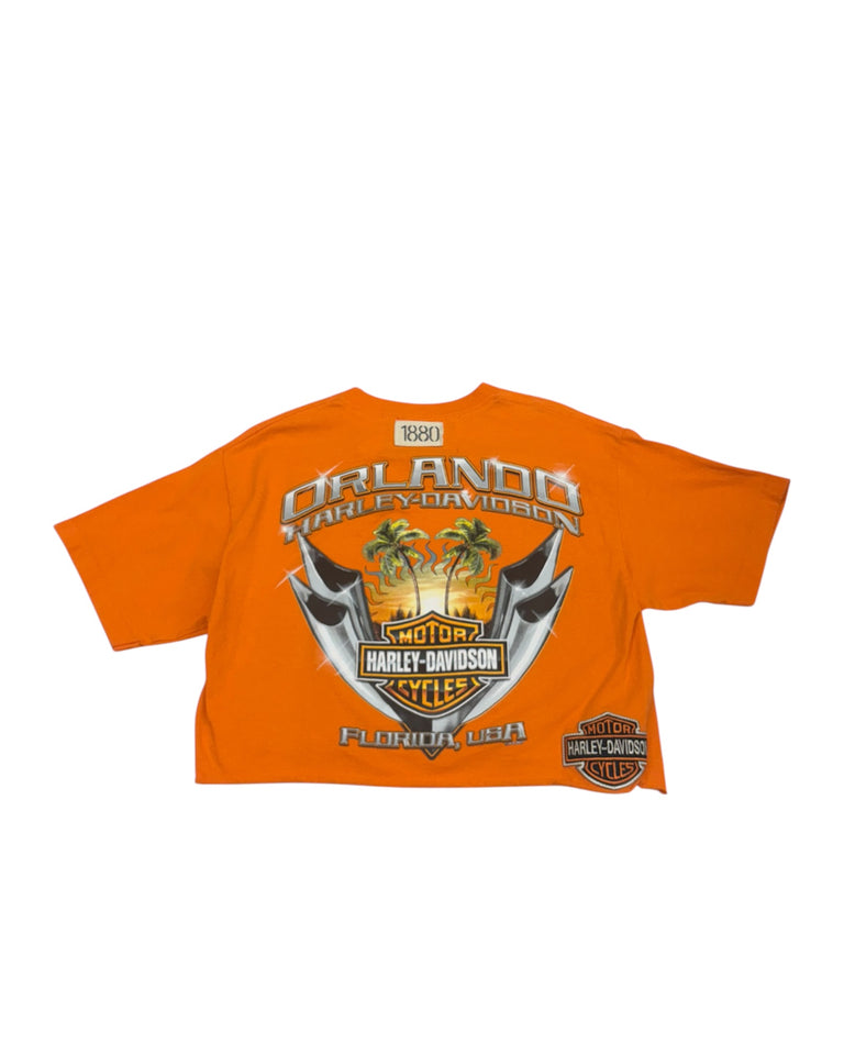 Harley Davidson Cropped Tee "Orlando, Florida"