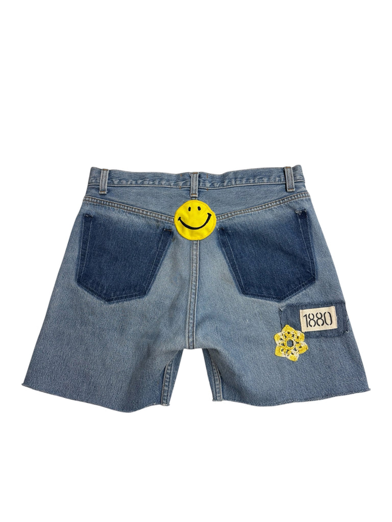 Eclectic Cut-Off Denim Short