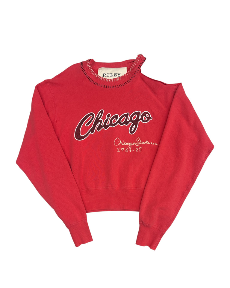 Chicago Hand-Stitched & Chain Stitched Crewneck