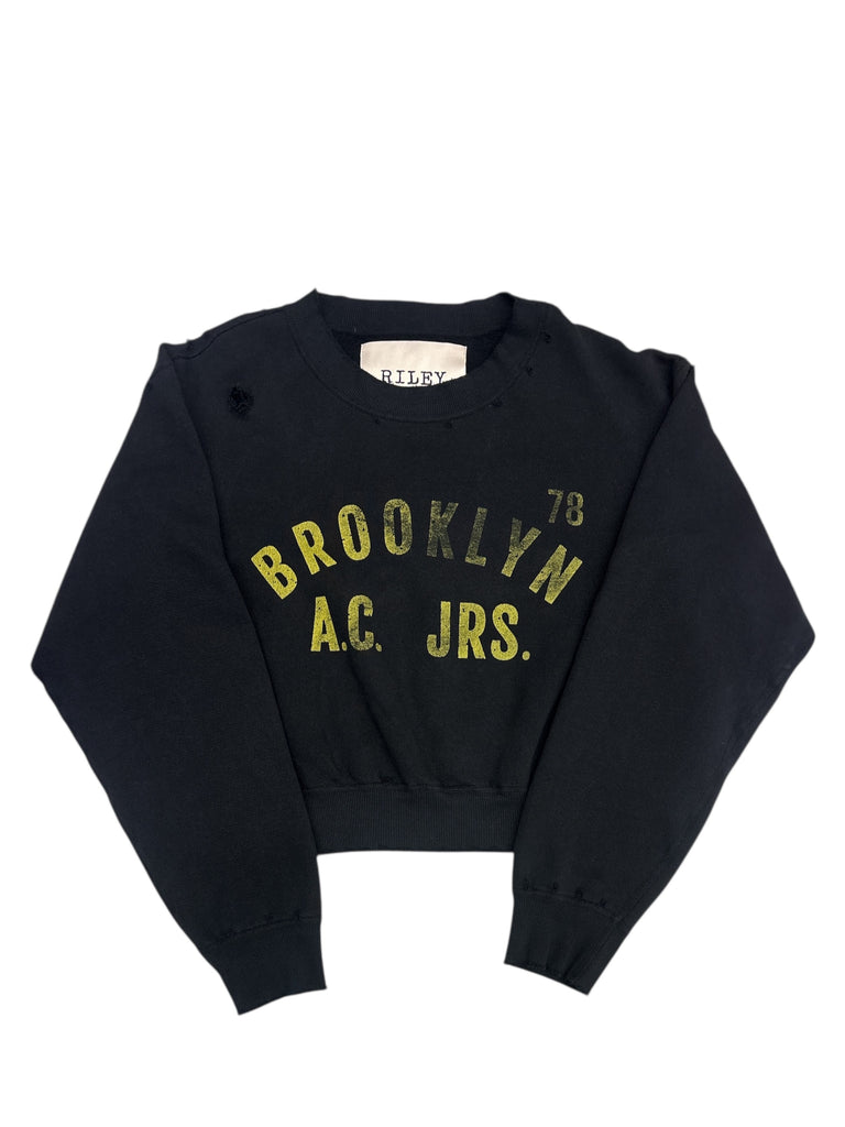 Brooklyn A.C. JRS. Crewneck in Midnight