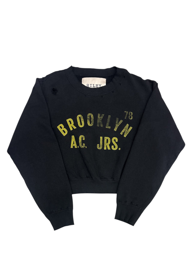 Brooklyn A.C. JRS. Crewneck in Midnight