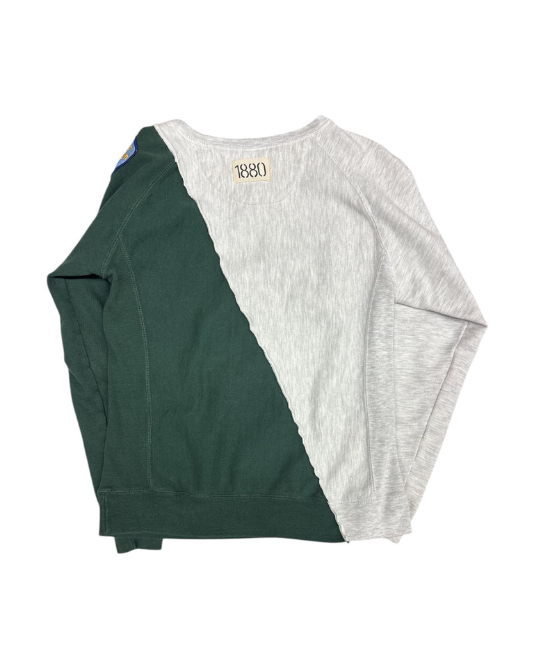 Transfer Student Split Crewneck "Barry & Notre Dame"