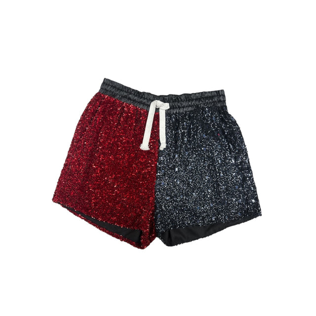 Vintage Sequin Split Short