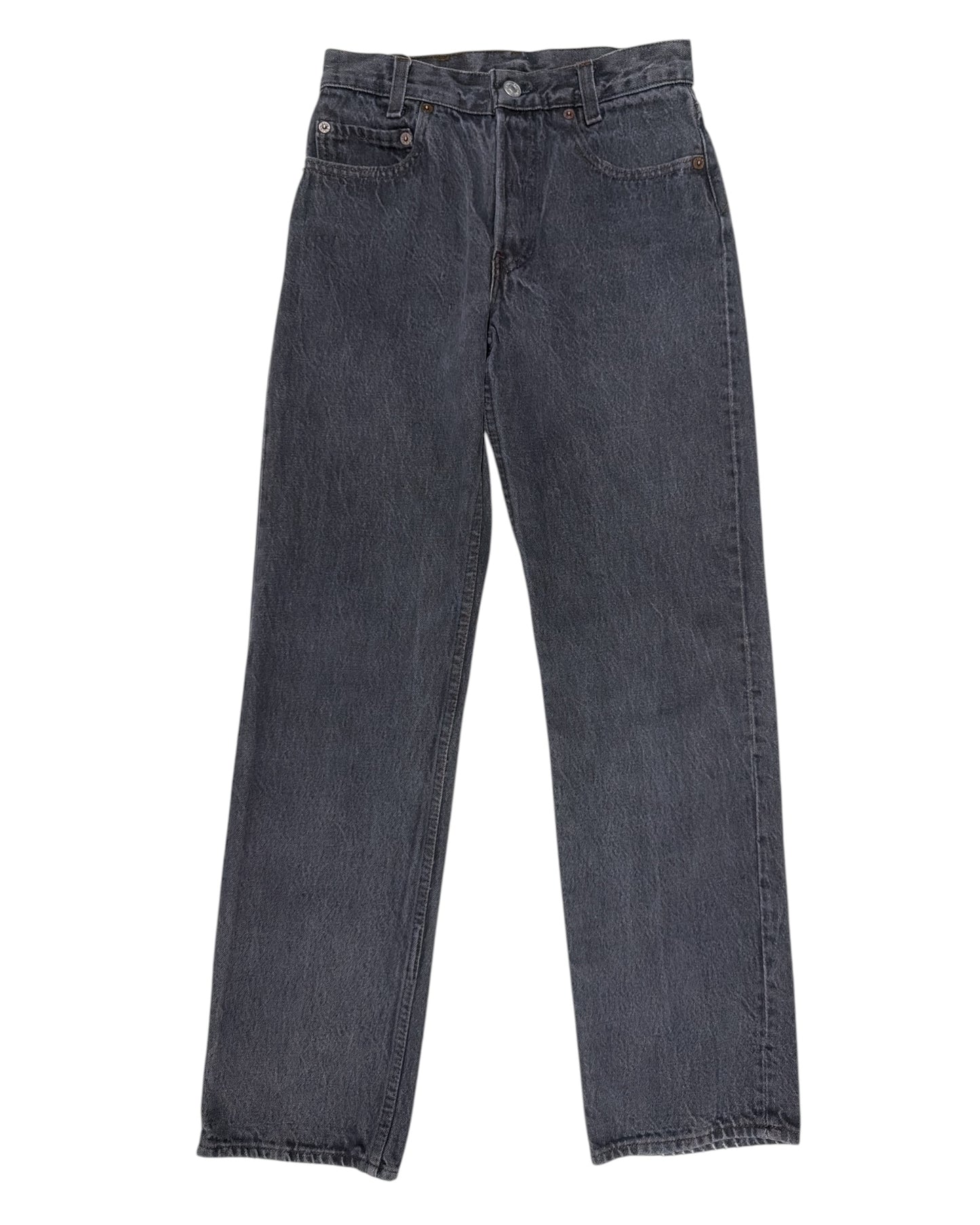 Black 80s Levi's 501 Student Fit