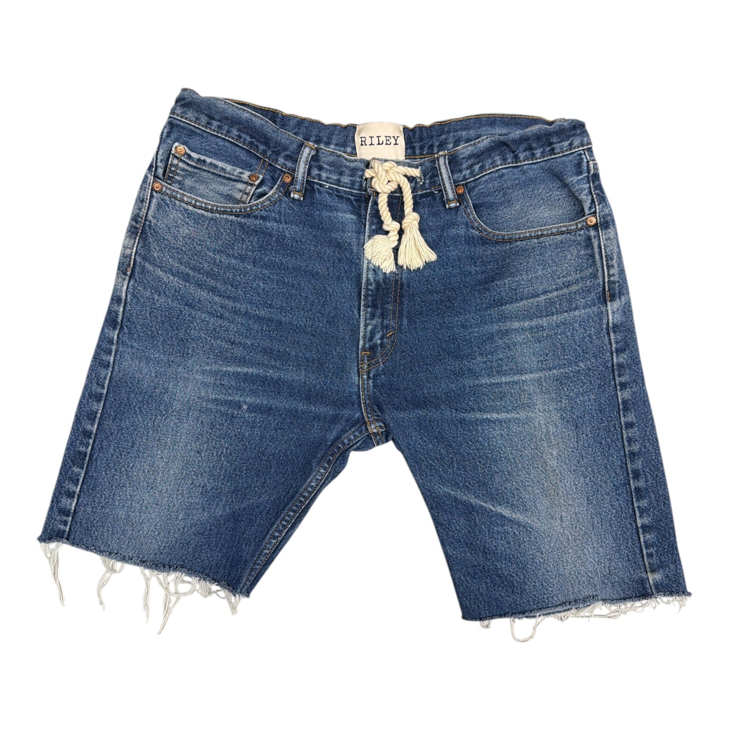 Rope Tie Denim Jorts