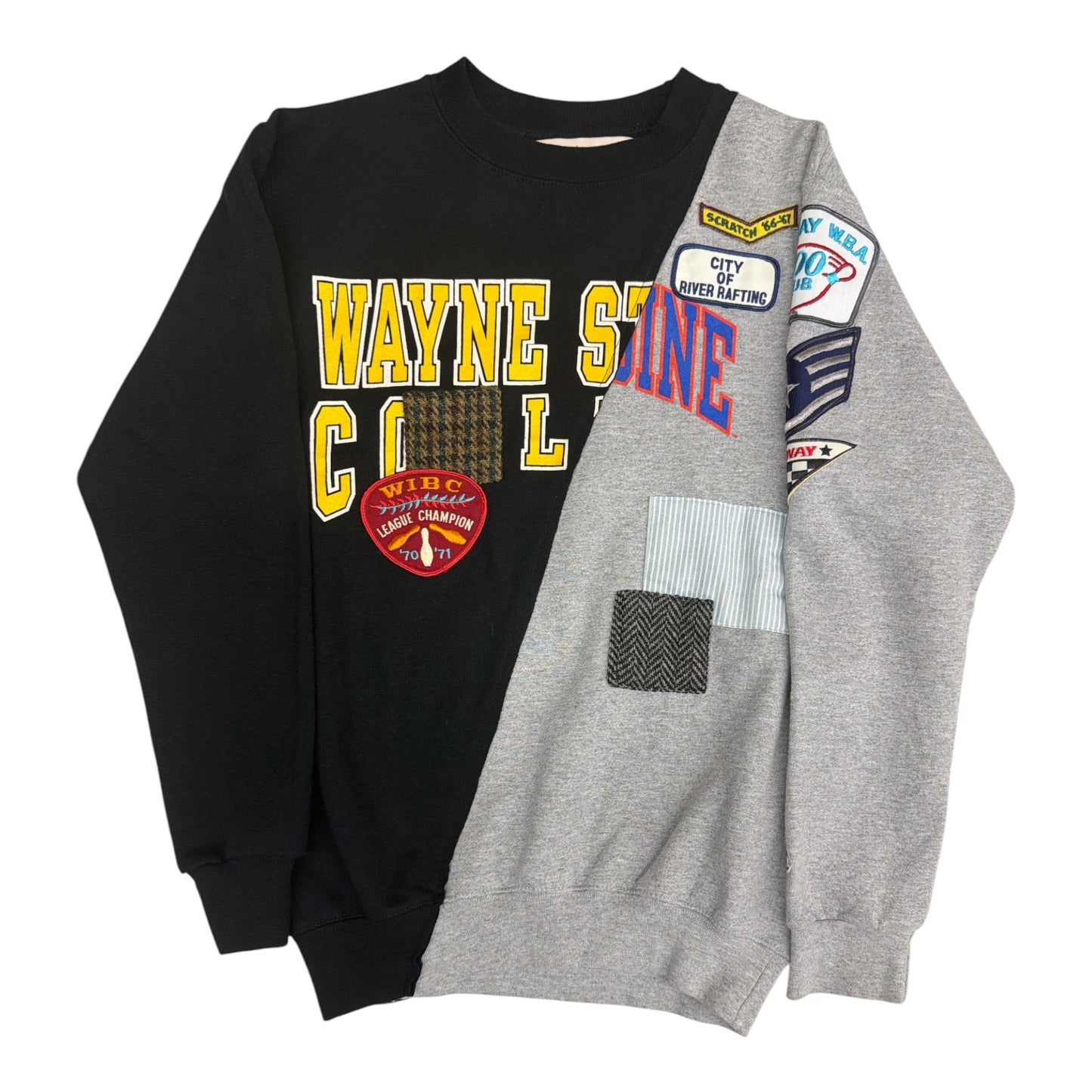 Transfer Student Split Vintage Crewneck&nbsp;