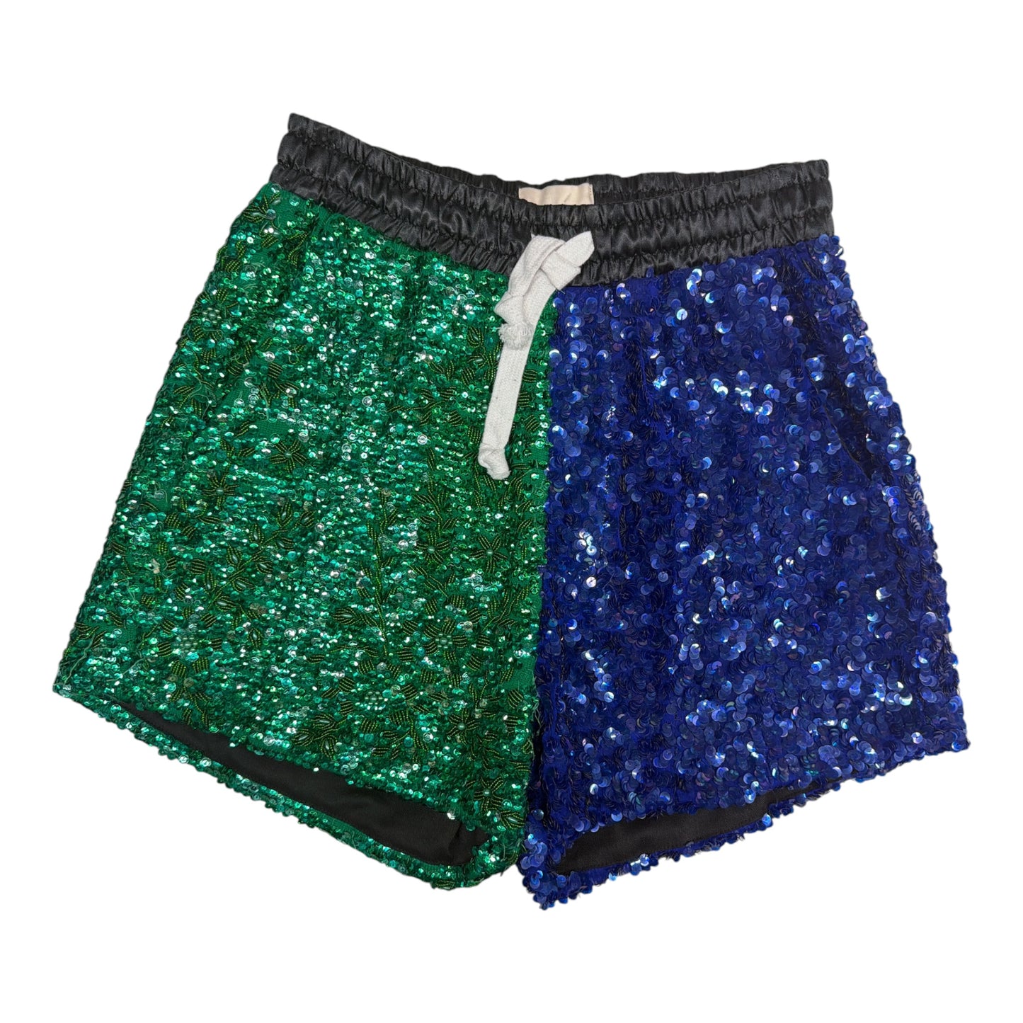 Vintage Sequin Split Shorts