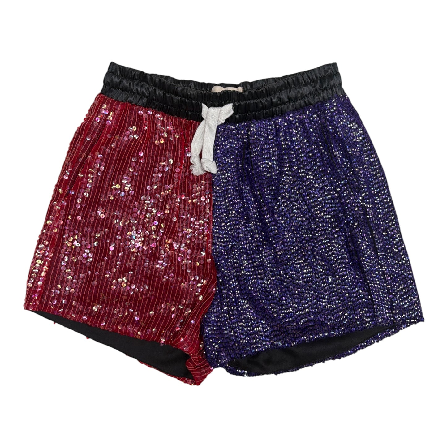 Vintage Sequin Split Shorts
