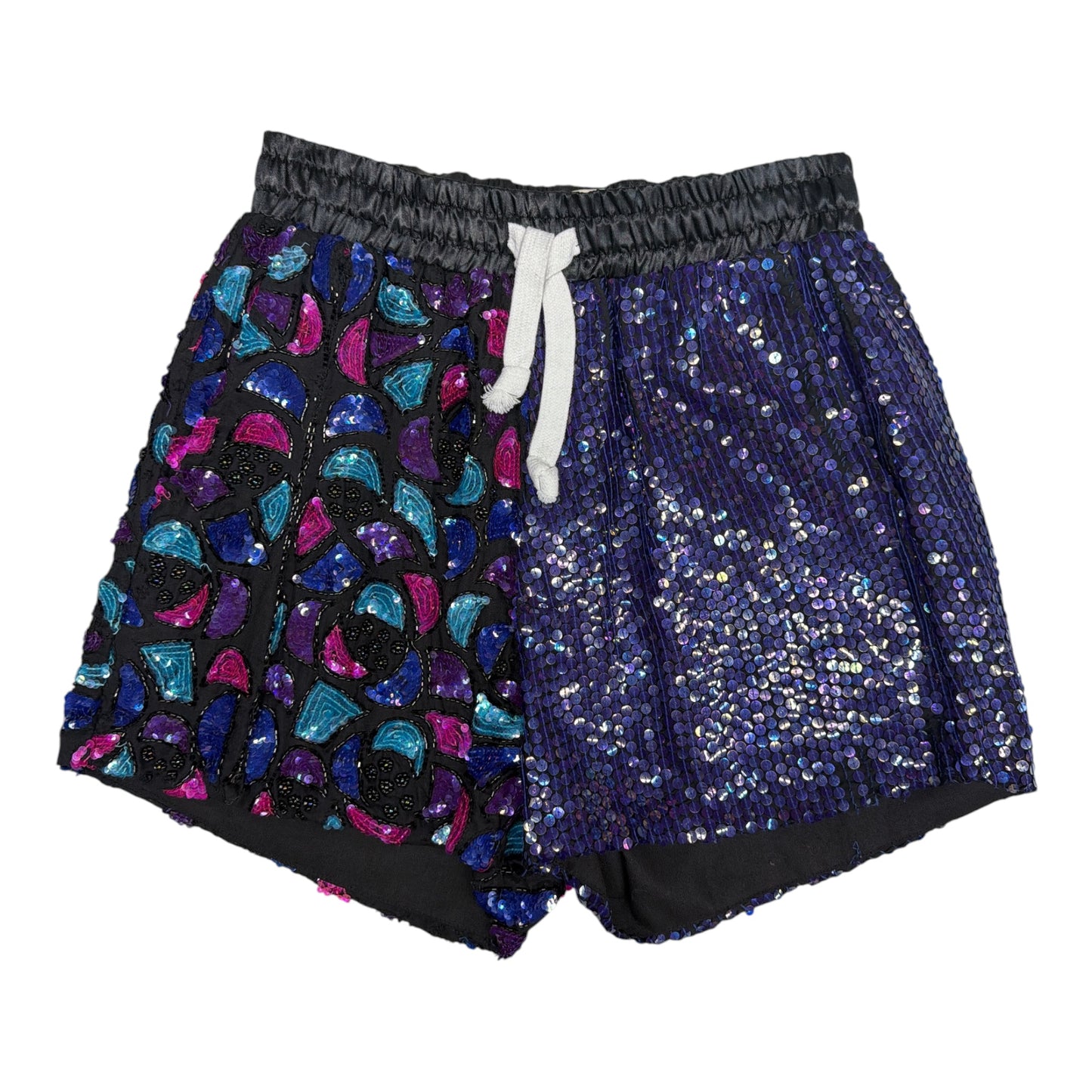 Vintage Split Sequin Shorts